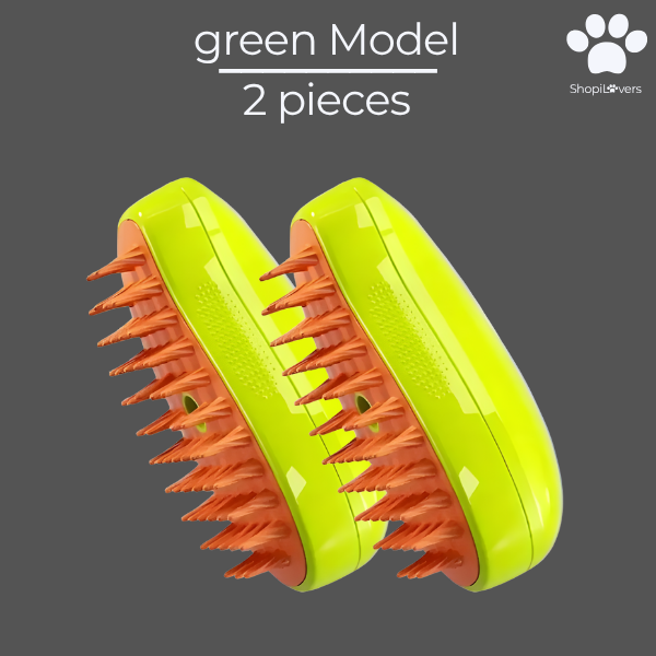 Brosse à Vapeur Pour Chats et Chiens- Avec Réservoir d'Eau et d'Huile Essentielle