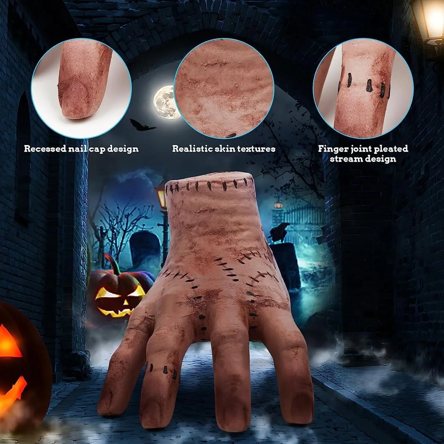 Halloween Horreur Mercredi Main cassée