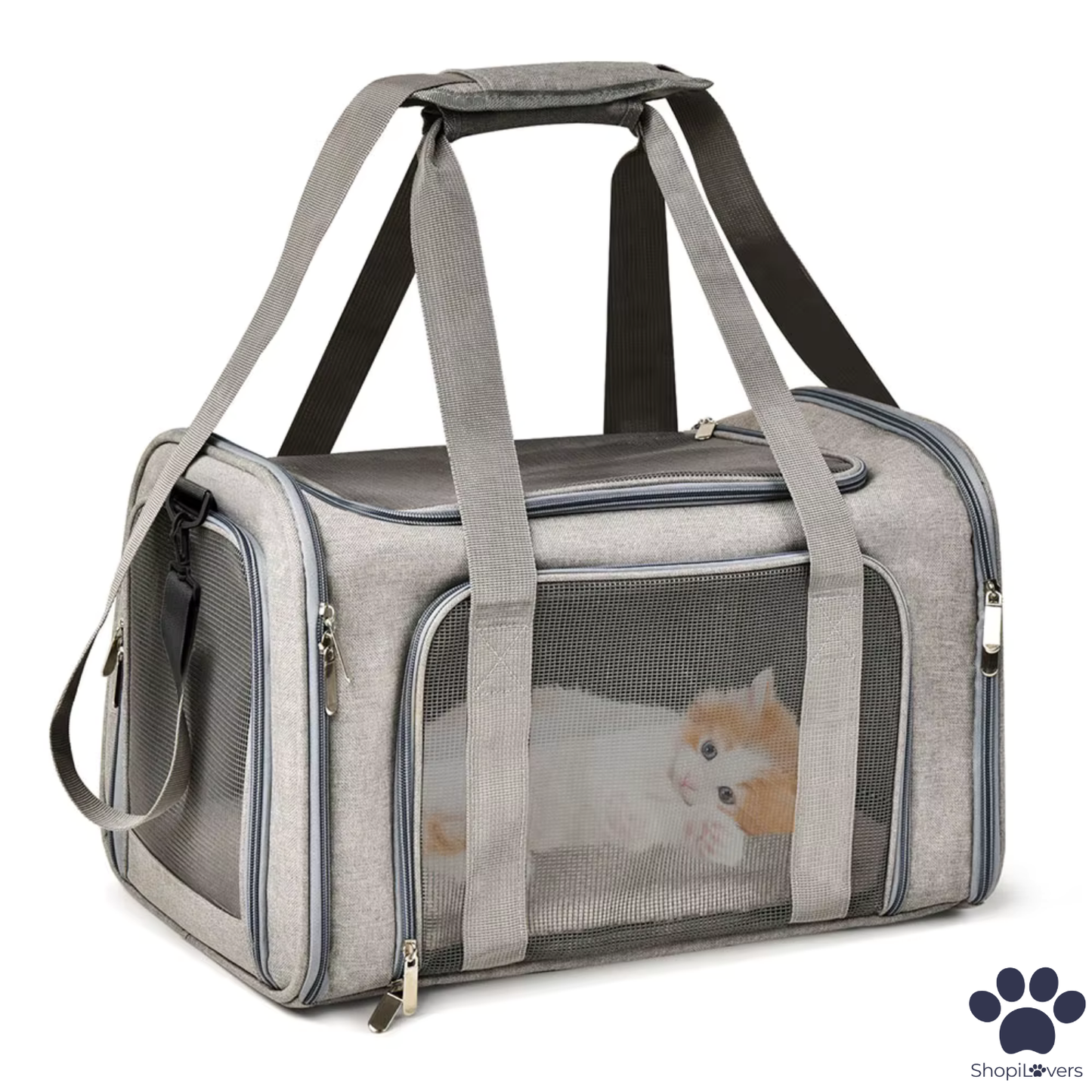 Sac de Transport Aérien pour Chien & Chat –  Robuste et Confortable