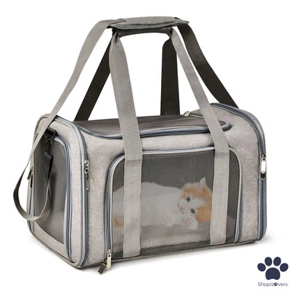 Sac de Transport Aérien pour Chien & Chat –  Robuste et Confortable