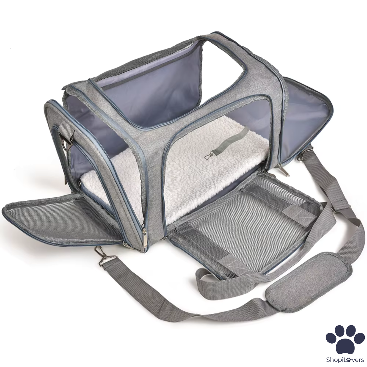 Sac de Transport Aérien pour Chien & Chat –  Robuste et Confortable