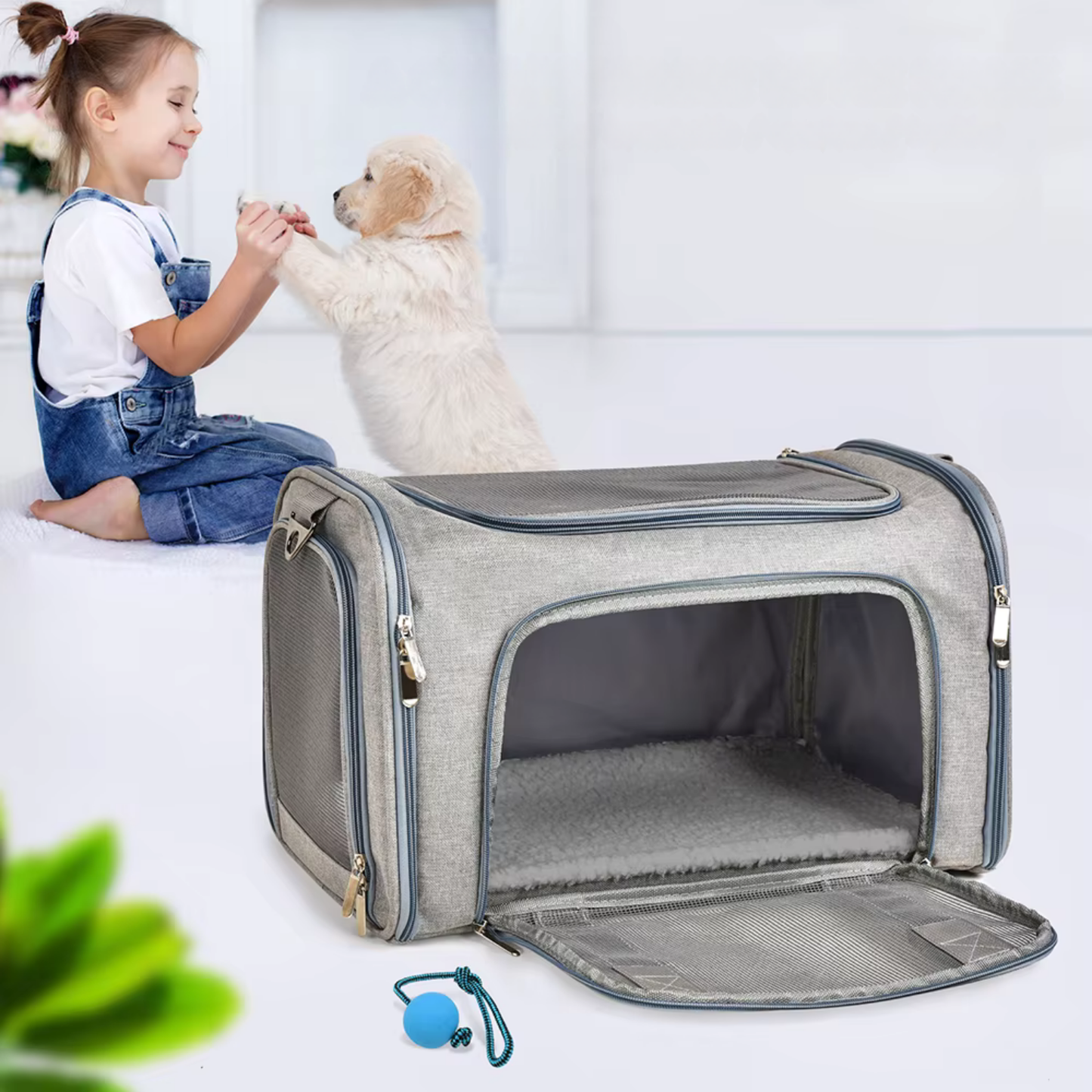 Sac de Transport Aérien pour Chien & Chat –  Robuste et Confortable