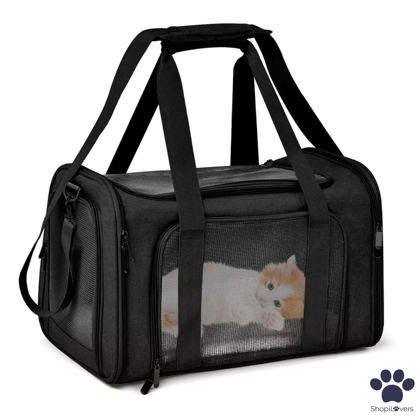 Sac de Transport Aérien pour Chien & Chat –  Robuste et Confortable