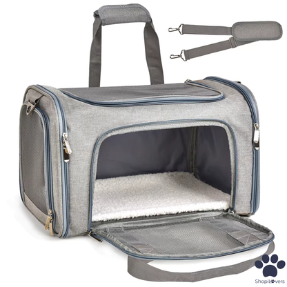 Sac de Transport Aérien pour Chien & Chat –  Robuste et Confortable