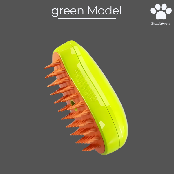 Brosse à Vapeur Pour Chats et Chiens- Avec Réservoir d'Eau et d'Huile Essentielle