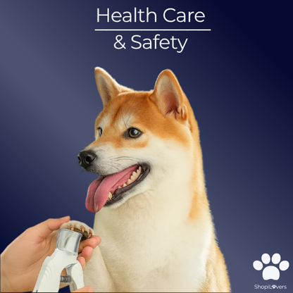 Coupe-griffes LED + Ponceuse pour Chiens et Chats Avec Lumière LED- Evite Bléssures et Saignements