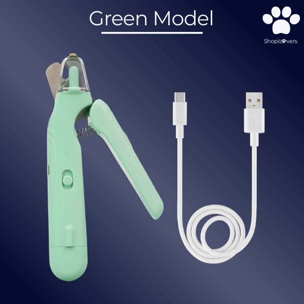 Coupe-griffes LED + Ponceuse pour Chiens et Chats Avec Lumière LED- Evite Bléssures et Saignements