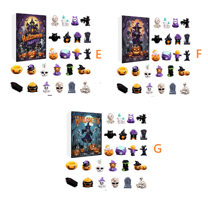 Calendrier de l'Avent Halloween 2025 avec 24 surprises d'horreur