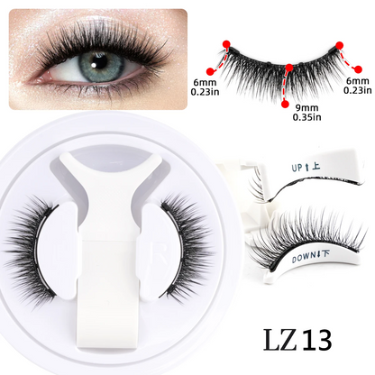 Pair de Cils Magnétiques Réutilisables- 5 Options au Choix (Pince Inclue)