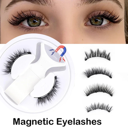 Pair de Cils Magnétiques Réutilisables- 5 Options au Choix (Pince Inclue)