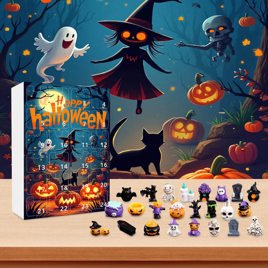 Calendrier de l'Avent Halloween 2025 avec 24 surprises d'horreur