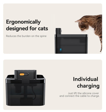 Fontaine à Eau Sans Fil 2,2 L – Smart, Silencieuse & Sans Câbles