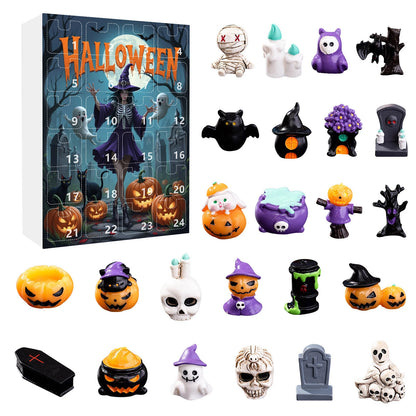 Calendrier de l'Avent Halloween 2025 avec 24 surprises d'horreur