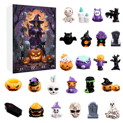 Calendrier de l'Avent Halloween 2025 avec 24 surprises d'horreur
