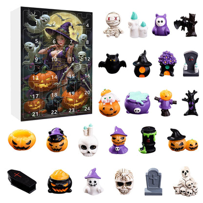 Calendrier de l'Avent Halloween 2025 avec 24 surprises d'horreur