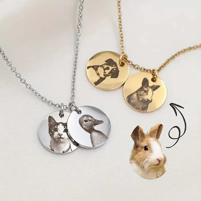 Collier Pendentif Photo Personnalisé
