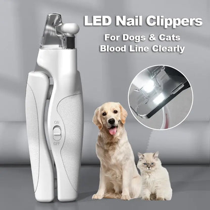 Coupe-griffes pour chiens et Chats Avec Lumière LED- Evite Bléssures et Saignements
