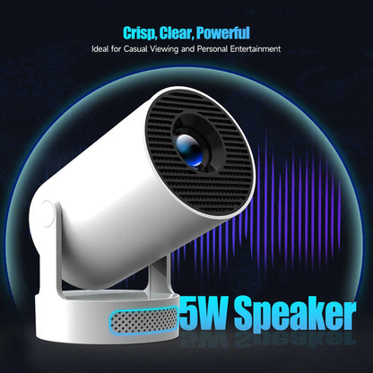 Projecteur Portable Magcubic HY300 Pro+ 4K Android 11 8000 Lumens WiFi 6 BT5.4 Cinéma Extérieur Haut-parleur HiFi 5 W Prise en charge HD 720P