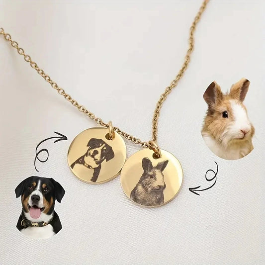 Collier Pendentif Photo Personnalisé