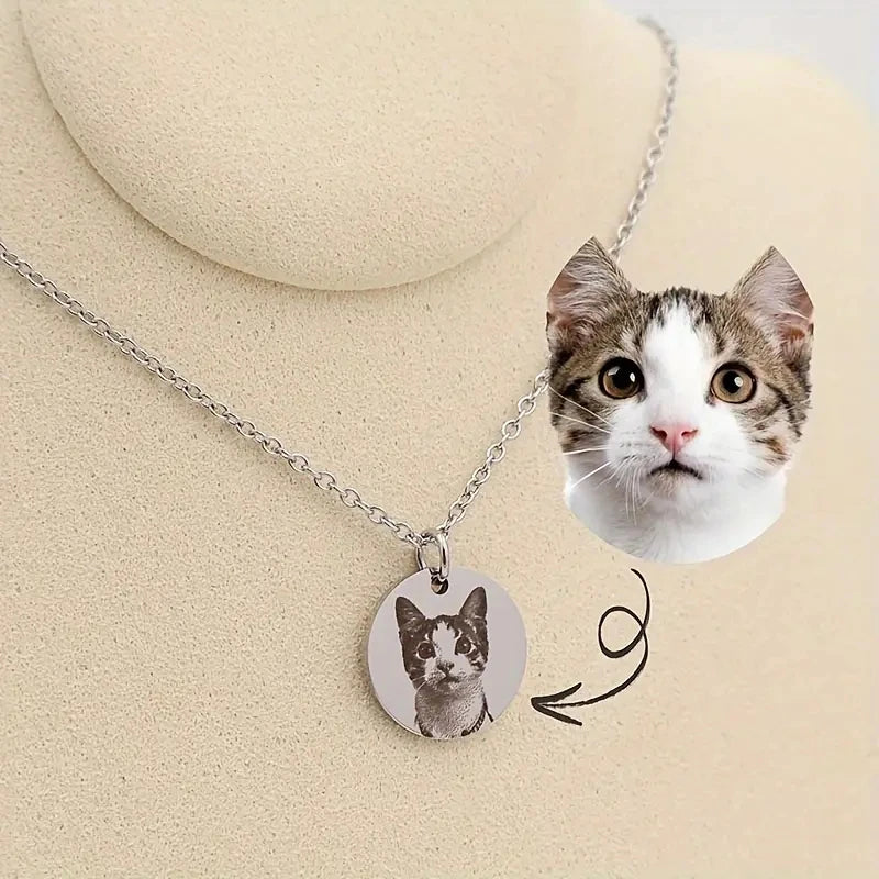 Collier Pendentif Photo Personnalisé