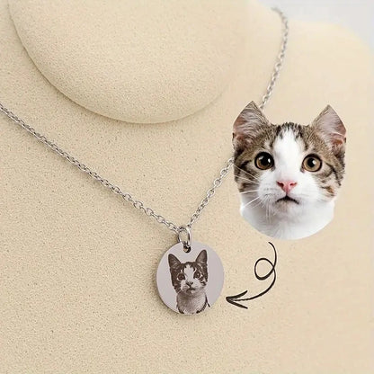 Collier Pendentif Photo Personnalisé
