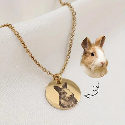 Collier Pendentif Photo Personnalisé