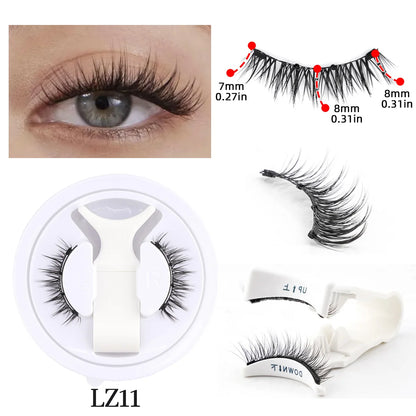 Pair de Cils Magnétiques Réutilisables- 5 Options au Choix (Pince Inclue)