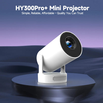 Projecteur Portable Magcubic HY300 Pro+ 4K Android 11 8000 Lumens WiFi 6 BT5.4 Cinéma Extérieur Haut-parleur HiFi 5 W Prise en charge HD 720P