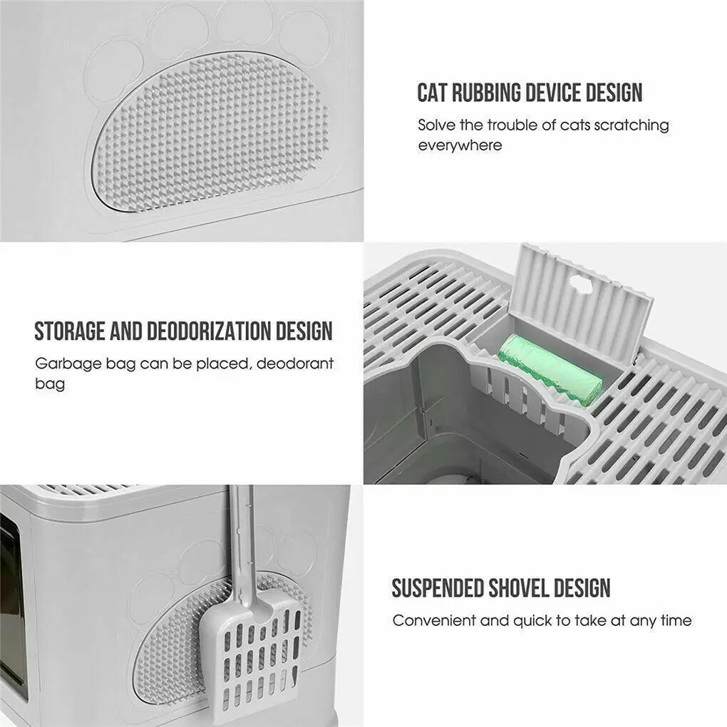 Bac à Litière Design & Hygiénique – Élégance et Propreté au Quotidien