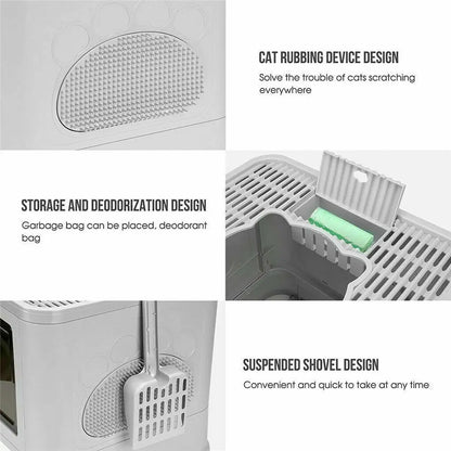 Bac à Litière Design & Hygiénique – Élégance et Propreté au Quotidien