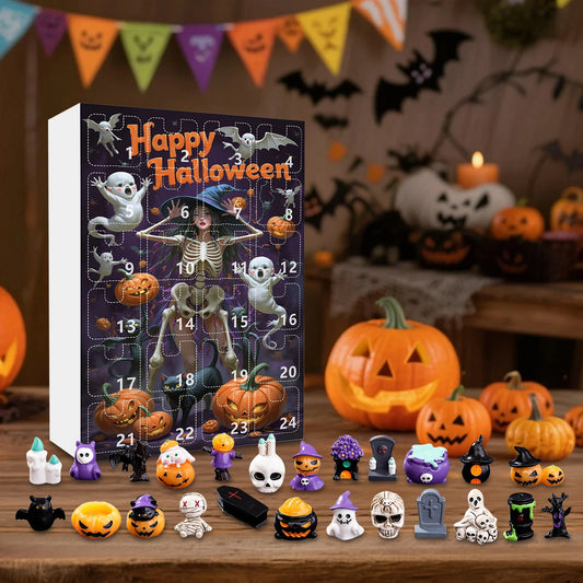 Calendrier de l'Avent Halloween 2025 avec 24 surprises d'horreur
