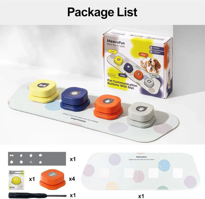 Boutons Intelligents Enregistrables – Donnez une Voix à Votre Animal