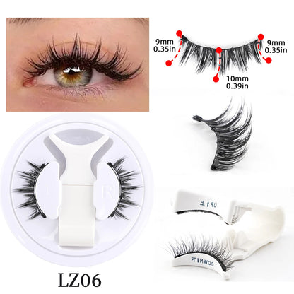 Pair de Cils Magnétiques Réutilisables- 5 Options au Choix (Pince Inclue)