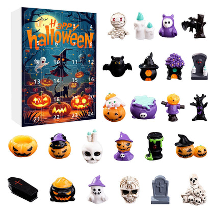 Calendrier de l'Avent Halloween 2025 avec 24 surprises d'horreur