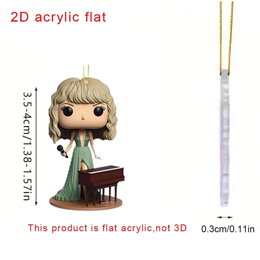 Calendrier de l'Avent Taylor 2025 avec pendentif 2D surprises ! Acrylique 2D à suspendre- Noel 2025