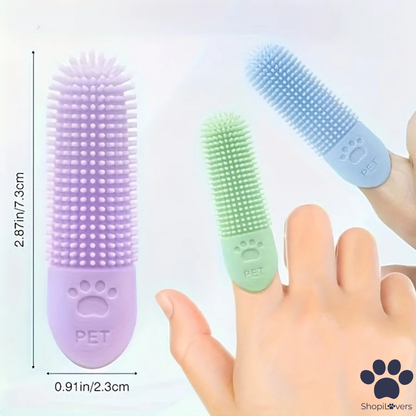 Brosse à Dents en Silicone 360°- Pour Chats & Chiens