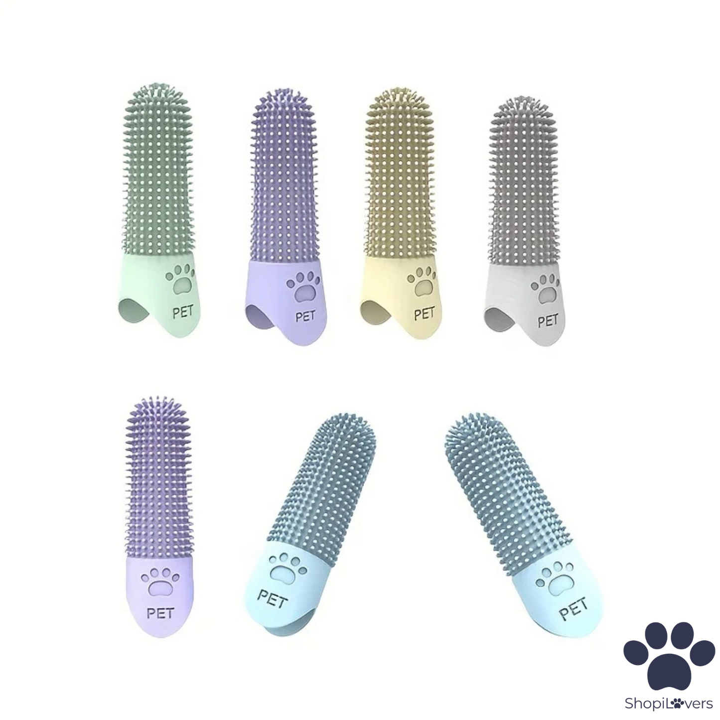 Brosse à Dents en Silicone 360°- Pour Chats & Chiens