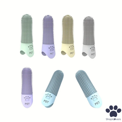 Brosse à Dents en Silicone 360°- Pour Chats & Chiens