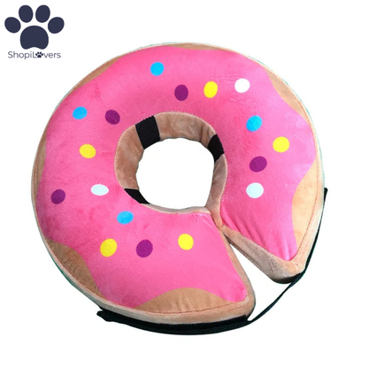 Collier Donut Gonflable Chiens- Alternative au Cône Elizabeth-Post-Opératoire Super Confort
