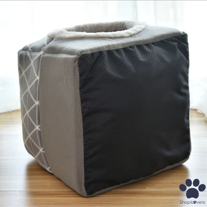 Lit igloo 3 en 1 pour Chats et Petit Chiens – Panier, Maison et Canapé Pliable Douillet 🐾
