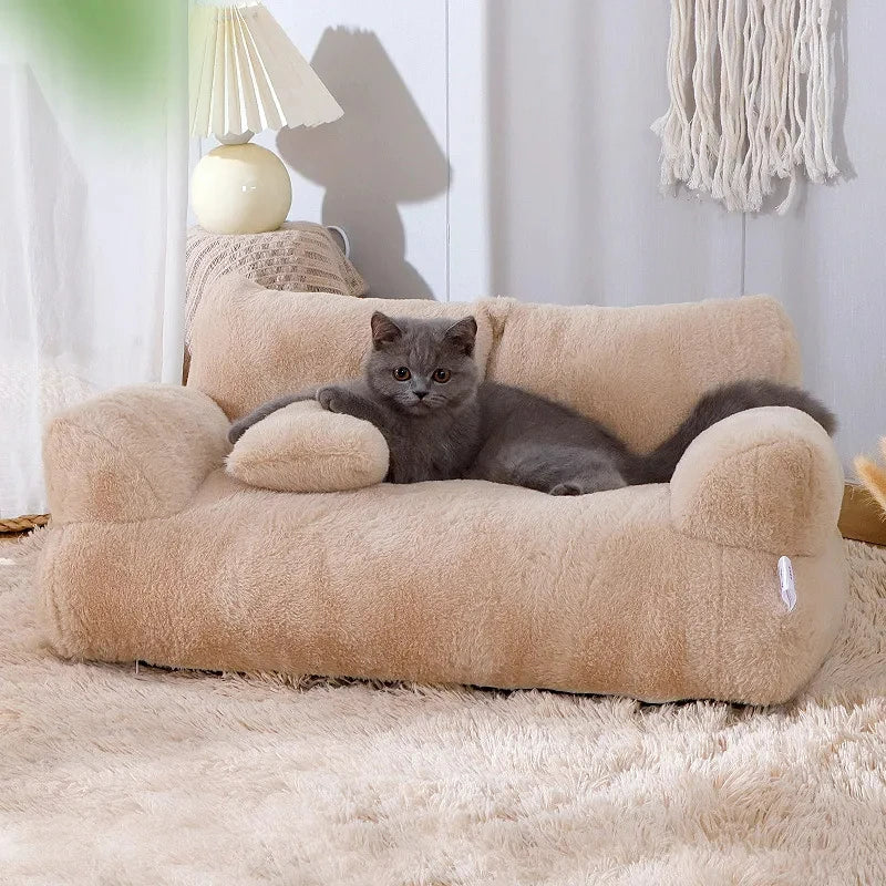 Le Mini Canapé en Peluche - Le Luxe Confortable Pour Votre Chat