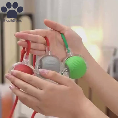 Jouet Interactif pour Chat- Balle Roulante Automatique- Rechargeable- Reproduit les Mouvements des souris !
