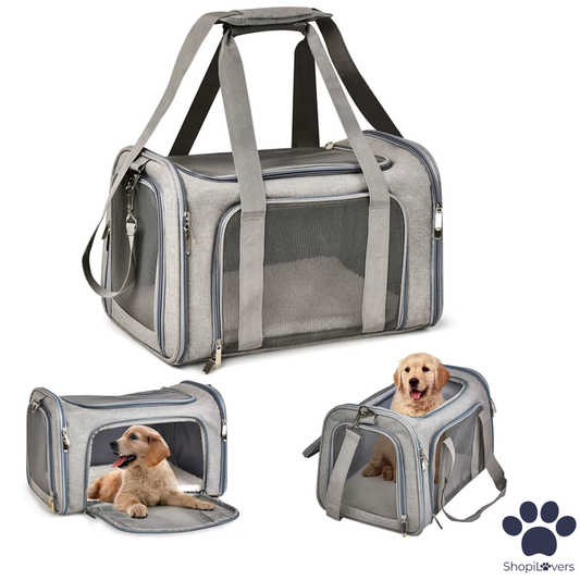 Sac de Transport Aérien pour Chien & Chat –  Robuste et Confortable