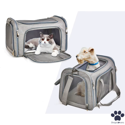 Sac de Transport Aérien pour Chien & Chat –  Robuste et Confortable